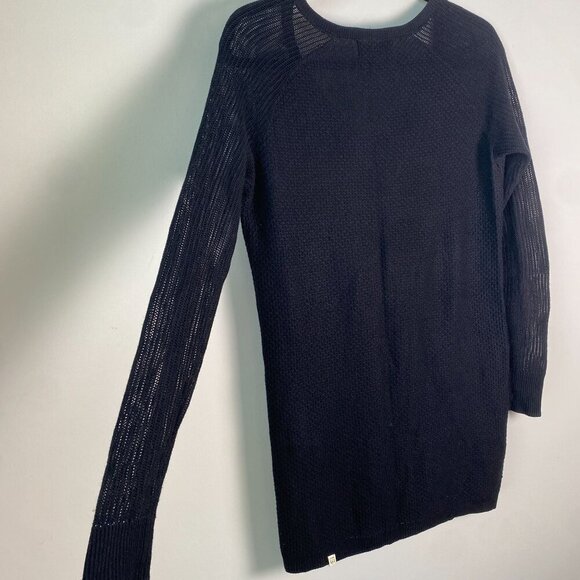 BetaBrand No Sweat Rayon & Performance Cashmere V Neck Sweater Black Size S - Picture 11 of 12